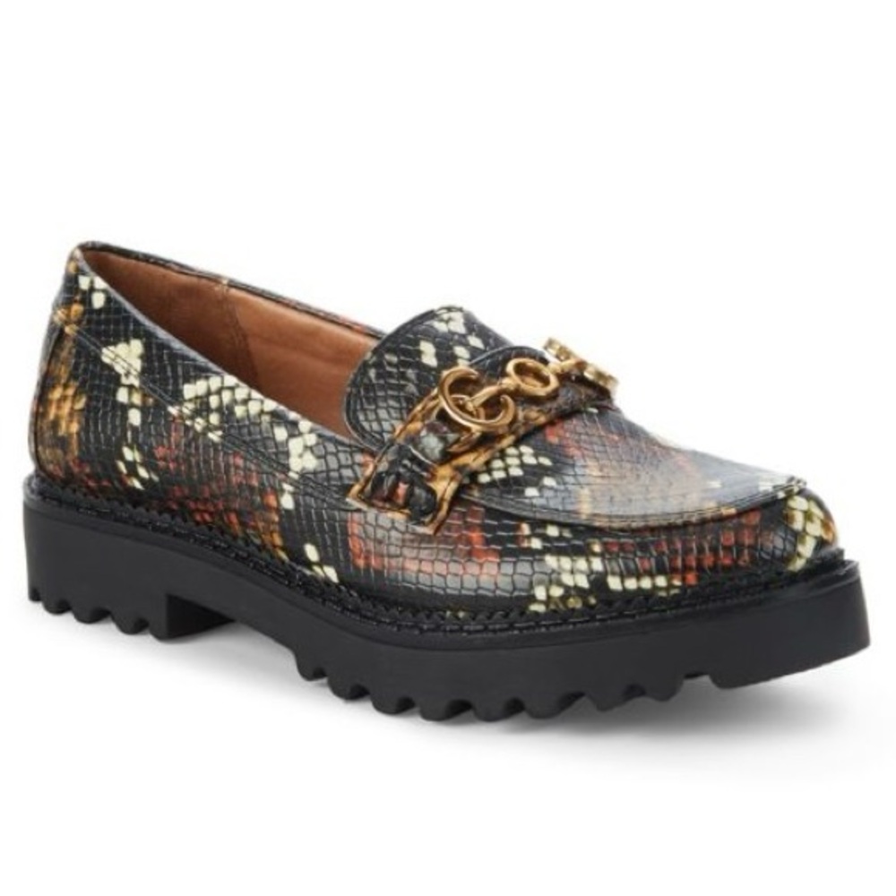 Circus by Sam Edleman Deana Snake Print Loafers, Women’s 8